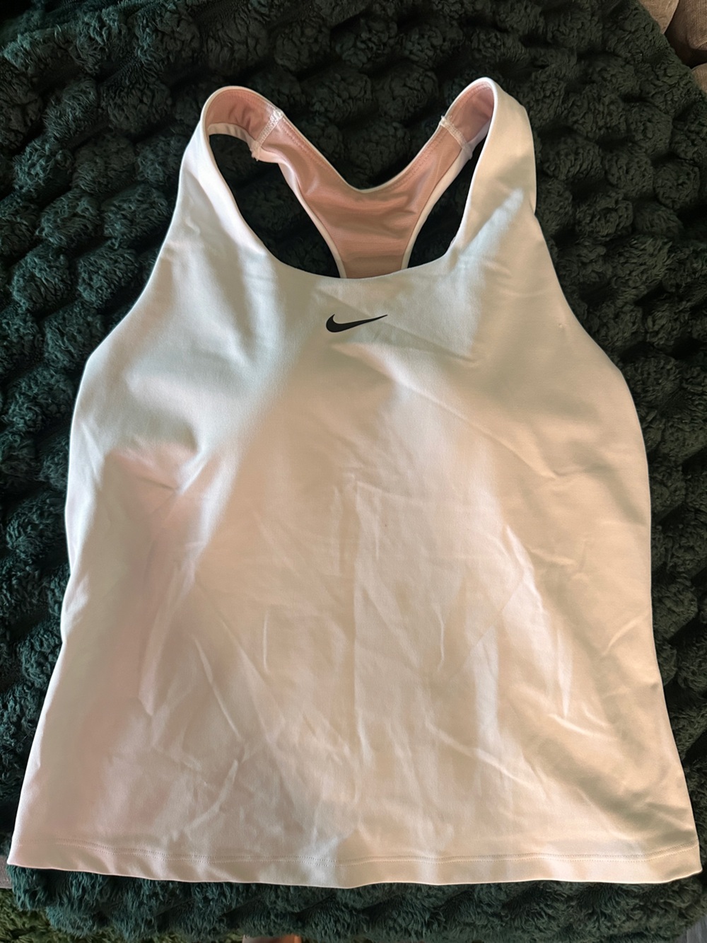Nike Racerback Sports Tank with Built-in Shelf Bra